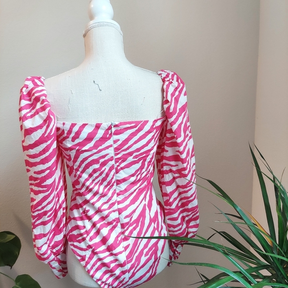 Zara ANIMAL PRINT BODYSUIT size M - Picture 15 of 15